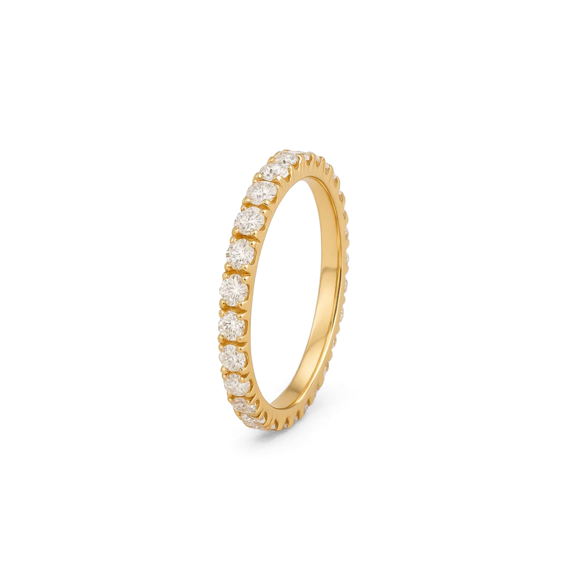 14k Gold 1.5mm Eternity Band
